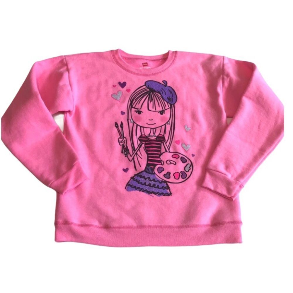 Little Painter Artist Artsy Sweatshirt Sz L (10-12)